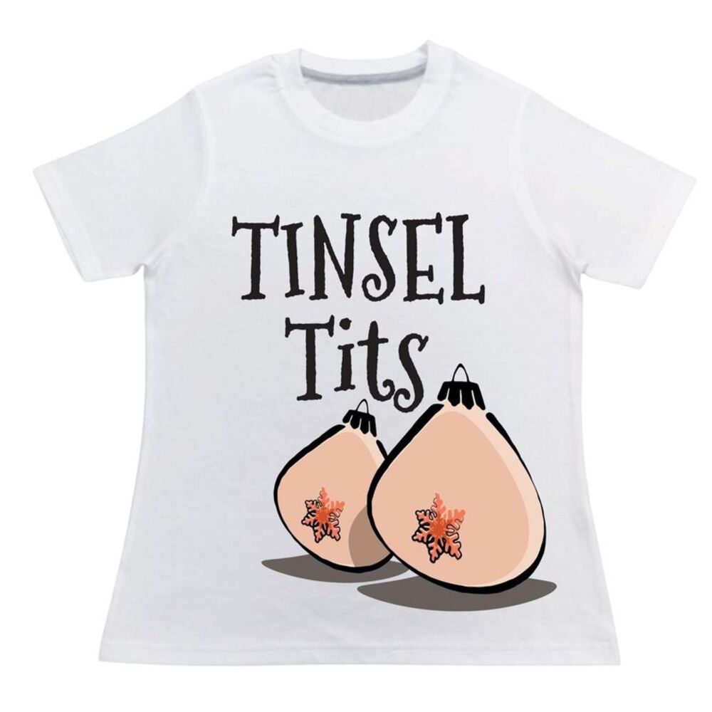 Linea Womens/Ladies Tinsel T-Shirt / White